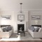 Ekena Millwork Federal Medallion (Canopies up to 8 1/2"), 15 3/8"OD x 3 5/8"ID x 1"P, Mississippi Mud Crackle CM15FEMMC - alternate 3